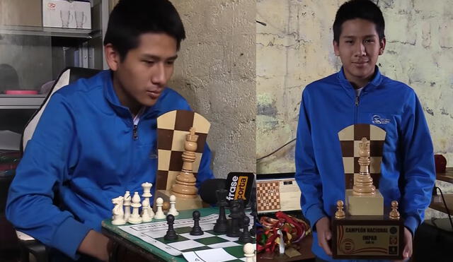 Leonardo competirá contra ajedrecistas escolares de otros países. Foto: captura de Frase Corta