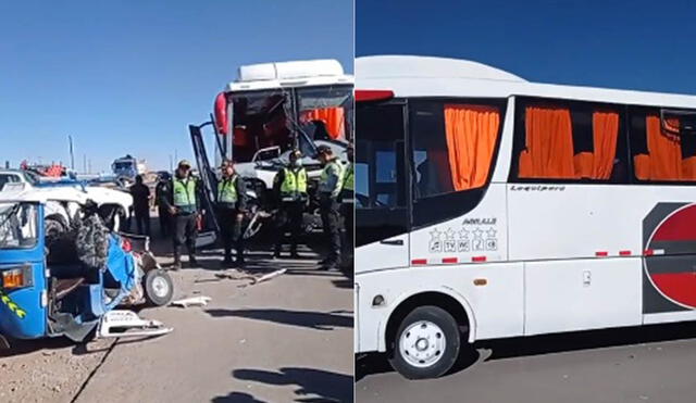 Policía identificó a víctimas de accidente en la salida a Juliaca. Foto: Captura radio Onda Azul