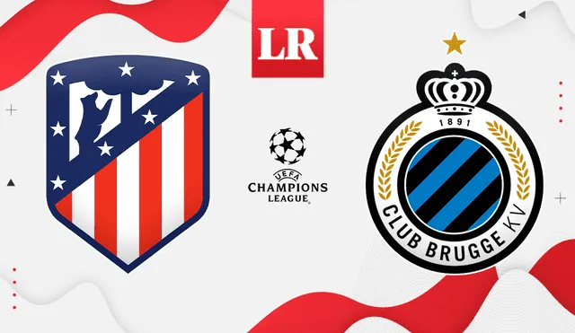 Atlético Madrid vs. Brujas se medirán por la Champions League. Foto: composición de Jazmin Ceras/La República