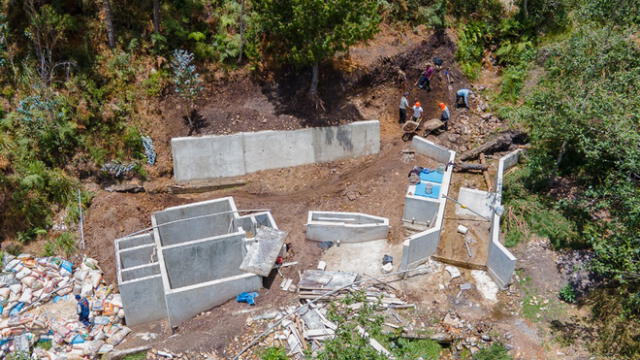 Avanzan obras de saneamiento en ciudad de Cutervo. Foto: GRC