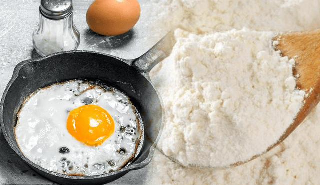 Conoce la razón por la cual deberías colocar una pizca de harina a la sartén con aceite si deseas freír huevo. Foto: composición LR/B2Perú/Hogarmanía