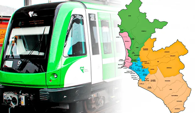 Metro de Lima: las cinco líneas unirán diversos distritos de Lima. Foto: composición Gerson Cardoso/LR/ATU