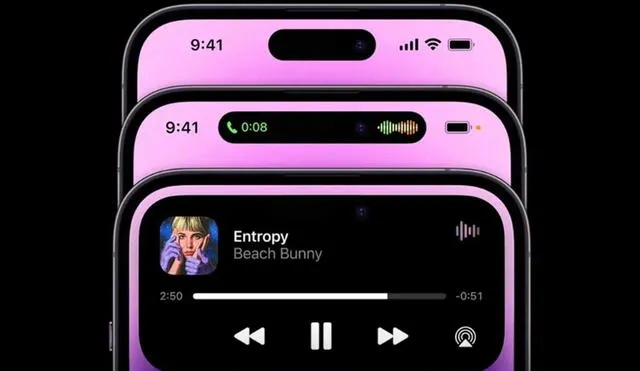 Dynamic Island es fácilmente la funcionalidad más publicitada en los últimos tiempos. Foto: Urban Tecno