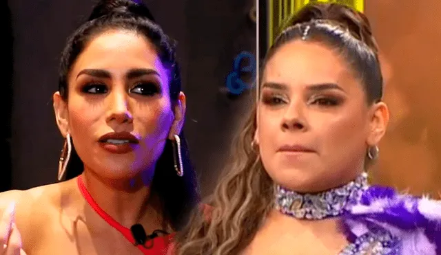 Leysi Suárez aclaró que ella también se vio ofendida cuando Giuliana Rengifo dijo que los bailarines eran "adornos" en un escenario. Foto: composición LR/captura de América TV/YouTube