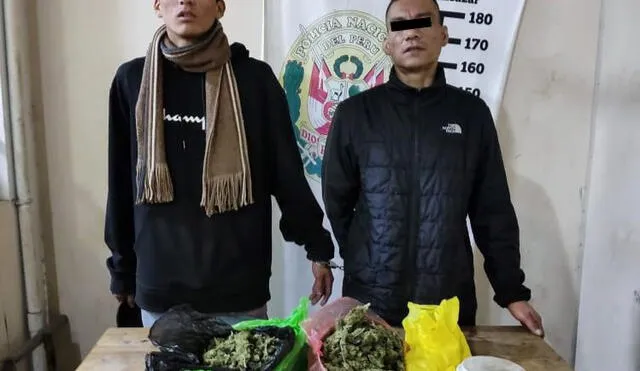 En total se incautaron 800 gramos de la ilícita mercancía. Foto: PNP