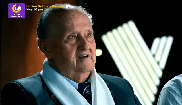 Otoniel Darío Villamonte es del Callao y tiene 93 años. Foto: Captura Latina