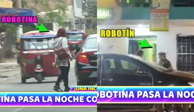 Robotín y Robotina pasaron la noche juntos. Foto: capturas ATV