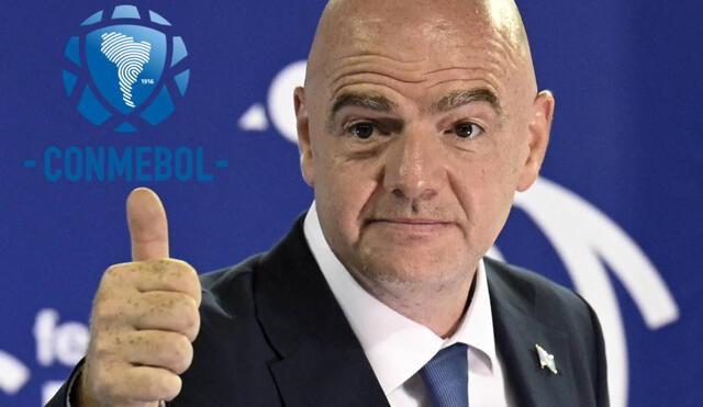 El presidente de la FIFA hizo cambios para la Copa del Mundo 2026 y de ahora en adelante, Conmebol tendrá seis cupos y medio. Foto: composición/AFP