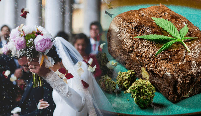 El hecho ocurrió en Reino Unido, donde los invitados ingirieron, sin saber, unos pasteles con cannabis. Foto: composición LR/ pexels/ Weed Seed Shop