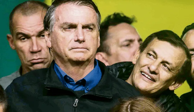 Vengador. Bolsonaro en un mitin de campaña donde anunció el juicio a las demoscópicas. Foto: EFE