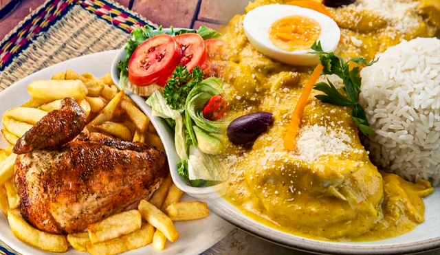 Pollo a la brasa y ají de gallina están entre los mejores platos del mundo. Foto: composición Jazmin Ceras/ La República