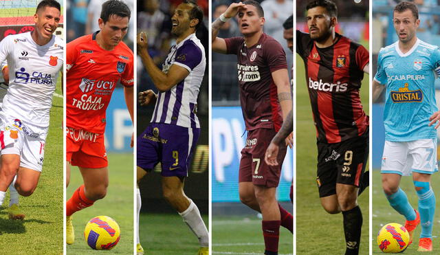 Grau, Vallejo, Universitario, Alianza, Melgar y Cristal pelean por el Clausura, aunque los tres últimos son los que tienen más chances. Foto: composición GLR/EFE