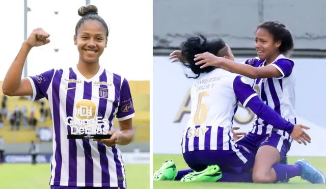 Sashenka Porras juega en Alianza Lima desde el 2021. Foto: composición/Alianza Lima