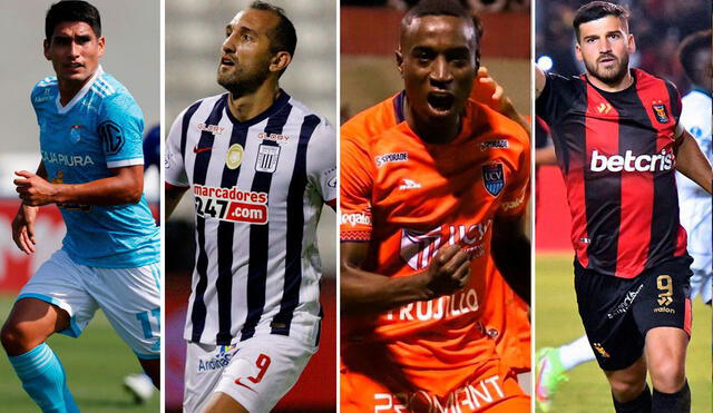 Sporting Cristal, Alianza Lima, César Vallejo y Melgar son los clubes con más chances de llegar a una eventual final. Foto: composición GLR/Liga 1