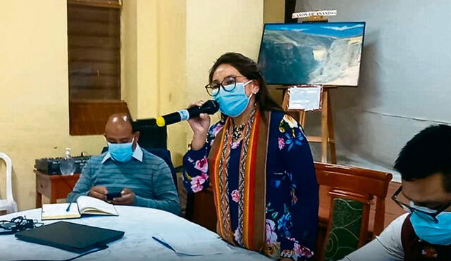 Kari Macedo, alcaldesa de la provincia de Canchis, Cusco. Foto: La República