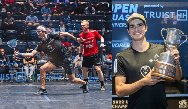 El peruano Diego 'Puma' Elías se convierte el campeón en squash del US Open. Foto: Prensa Grupo Firbas