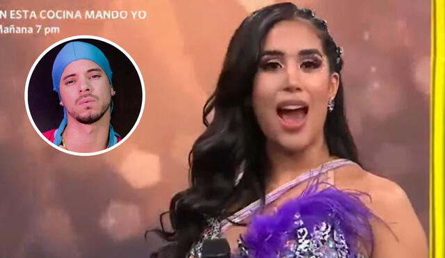 Melissa Paredes conoció a Anthony Aranda en la temporada 2021 de "El gran show". Foto: captura América TV/Instagram Anthony Aranda