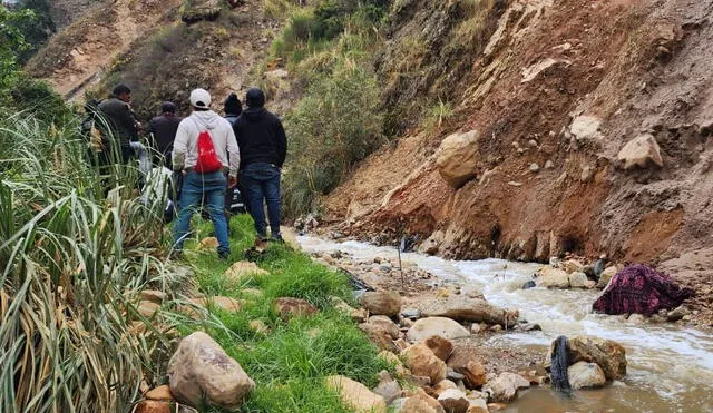 Pobladores de la zona fueron los que se toparon con el cuerpo del hombre. Foto: Wamachuco News