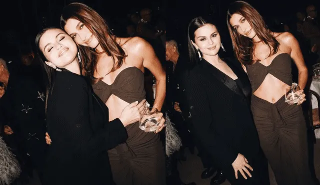 Selena Gomez y Hayley Bieber asistieron a la Gala del Museo de la Academia en Los Ángeles, el 15 de octubre. Foto: Instagram/Tyrell Hampton