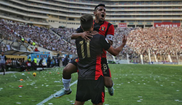 Ventaja. Melgar sacó ventaja en el marcador pero les empataron pronto. Los rojinegros apuntan a jugar una final ante Cristal. Foto: La República