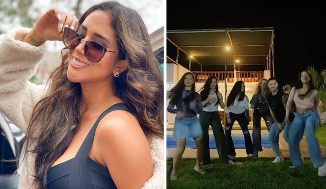 Melissa Paredes compartió un divertido tiktok junto a las hermanas de Anthony Aranda en redes sociales. Foto: Melissa Paredes/Instagram