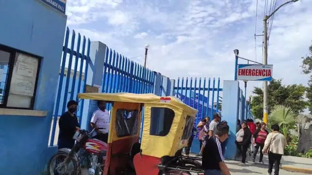 Víctima llegó cadáver al centro médico de EsSalud en Casa Grande. Foto: captura La Caña.pe