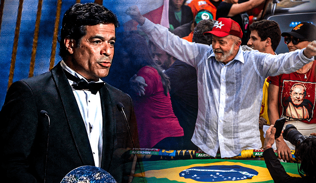 El exfutbolista Raí ratificó su apoyo a la candidatura de Lula Da Silva en la gala del Balón de Oro. Foto: composición LR/Gerson Cardoso/AFP