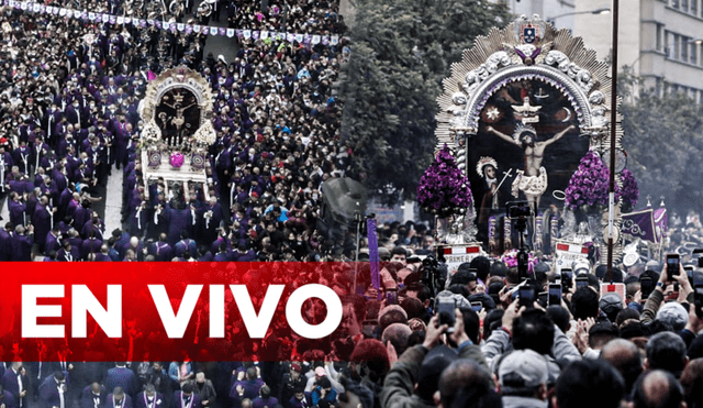 Sigue EN VIVO la procesión del Señor de los Milagros en su segundo recorrido de octubre 2022: Foto: Composición LR/ Marco Cotrina / La República