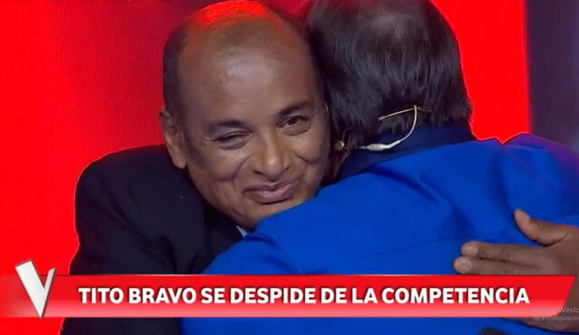 Tito Bravo fue eliminado en la edición del lunes 17 octubre de "La voz senior". Foto: captura Latina