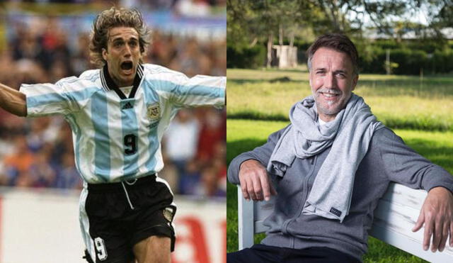 Gabriel Omar Batistuta inició su carrera futbolística en 1988 y la terminó en 2005. Foto: composición LR/AFP/Instagram/Gabriel Batistuta