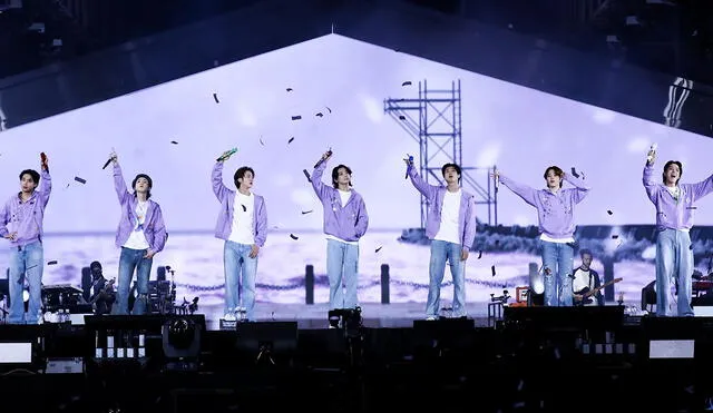 BTS en el concierto de Busan. Foto: BIGHIT/HYBE