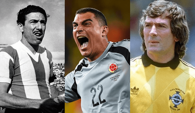 Jugadores de 40 años a más que estuvieron en Mundiales de fútbol. Foto: composición La República/El Gráfico/Twitter/UEFA