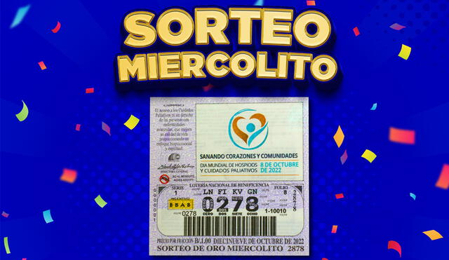 Lotería Nacional de Panamá HOY, 19 de octubre: resultados EN VIVO del ‘Sorteo de Oro Miercolito’. Foto: lnbpma / Twitter