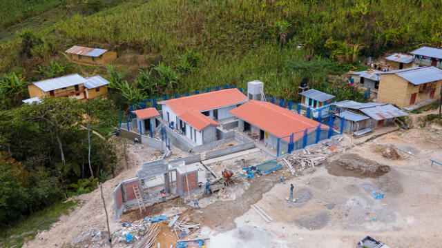 Construcción de jardín para niños en Santo Domingo de la Capilla, provincia de Cutervo. Foto: Gerencia Sub Regional Cutervo