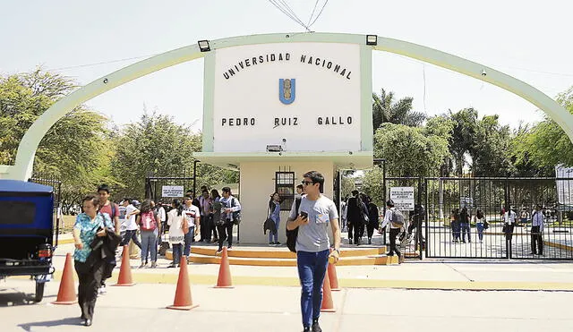 Sede central. Universidad de Lambayeque alberga a estudiantes de varias regiones del norte. Foto: difusión