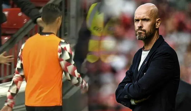 Erik ten Hag llegó esta temporada al Manchester United procedente del Ajax. Foto: captura de ESPN/Manchester United