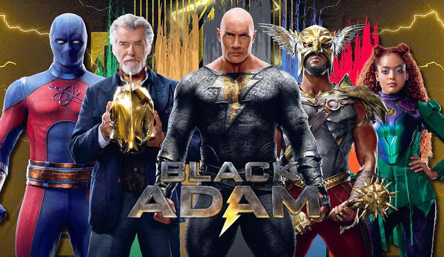 El choque de Black Adam con los superhéroes tuvo grandes batallas. Foto: composición LR/Warner