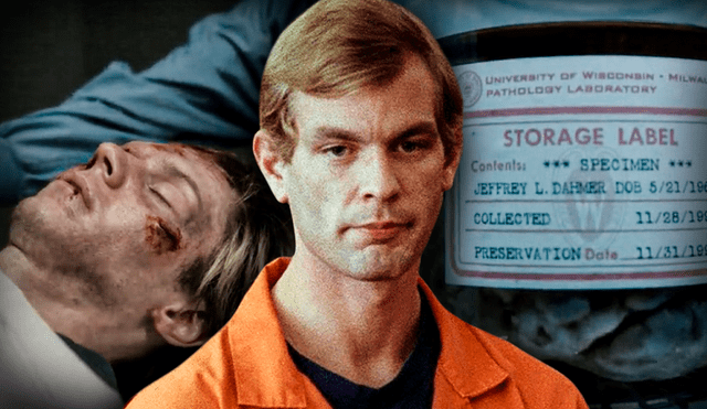 El asesino en serie Jeffrey Dahmer quedó expuesto en la serie "Dahmer" de Netflix. Miles se preguntan qué sucedió con su cerebro y aquí te lo contamos. Foto: composición LR/Jazmín Ceras/Netflix/Infobae