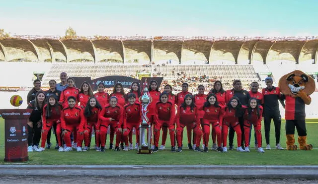 Selección de fútbol femenino del FBC Melgar tiene los objetivos claros. Foto: Las Leonas