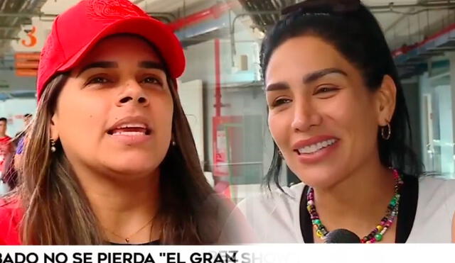 Giuliana Rengifo y Leysi Suárez dieron vuelta a la página tras intercambio verbal. Foto: captura/América TV