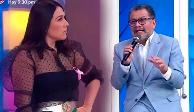 Tula Rodríguez se molesta por discurso machista de Tomás Ángulo. Foto: captura/América TV