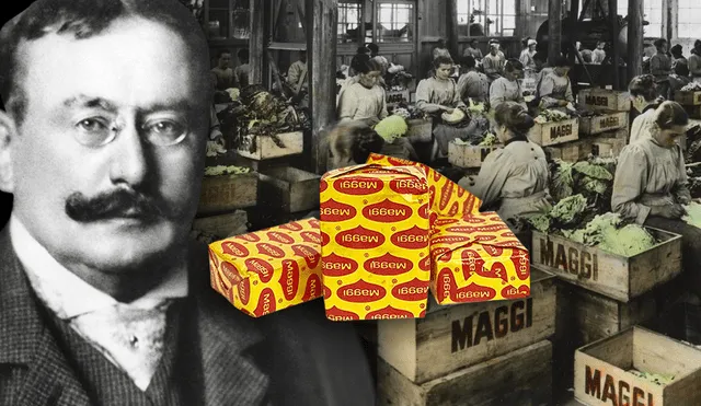 Conoce los orígenes de los cubitos Maggi y cómo lograron ser un millonario negocio. Foto: composición de Fabrizio Oviedo/Facebook/Literacy Tour/Maggi