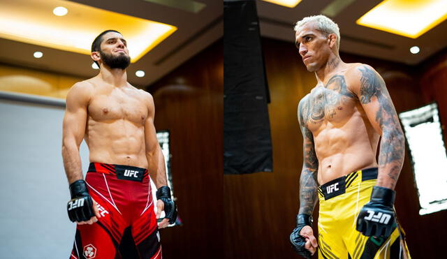 Charles Oliveira vs. Islam Makhachev se relizará en los Emiratos Árabes Unidos. Foto: UFC/Twitter