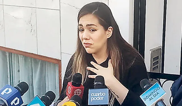 Dolor. Gabriela Sevilla, de 30 años, aclaró al ministro del Interior que sí estaba embarazada y que incluso hoy llevará las pruebas a la Policía de trata de personas que la ha citado. Foto: URPI-LR