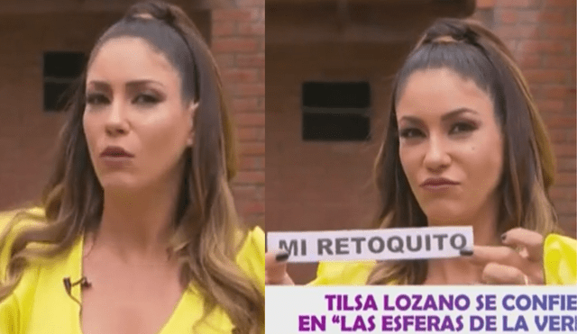 Tilsa Lozano confiesa que utiliza bótox. Foto: captura de América TV