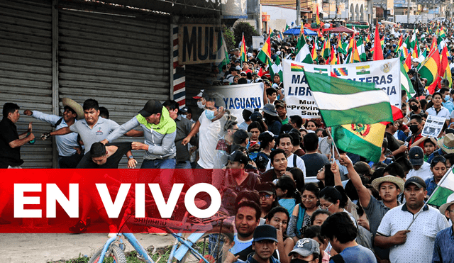 Un muerto en choques entre civiles en huelga en Santa Cruz, región opositora del Gobierno de Bolivia. Foto: composición LR/EFE
