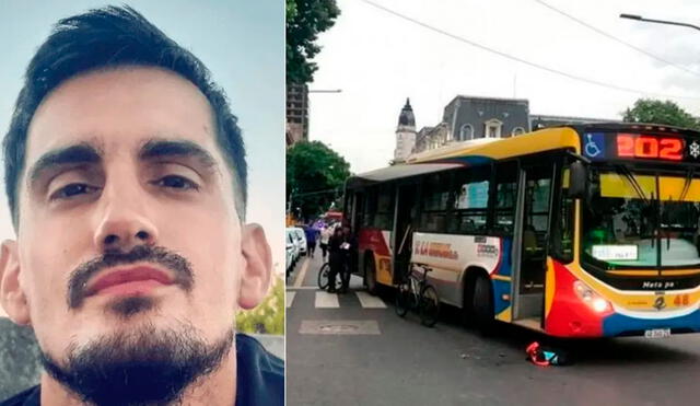 Leandro Titto murió a los 35 años tras ser atropellado por un colectivo al esquivar un taxi. Foto: Facebook / gentileza 0221