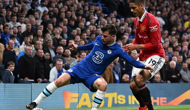 Chelsea y Manchester United empatan 0-0 al final del primer tiempo. Foto: EFE