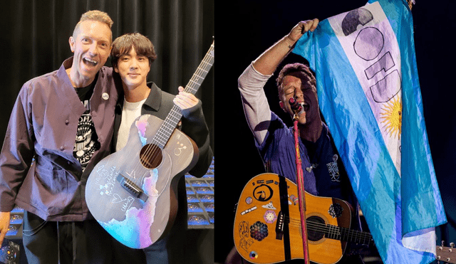 Jin presentará "The astronaut" por primera vez en vivo en el concierto de Coldplay en Argentina. Canción marca su debut como solista. Foto: composición LR/Hybe/BI