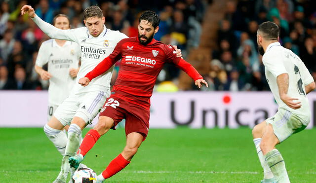 Isco vistió la camiseta del Real Madrid hasta junio. Foto: EFE